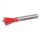 Fraise à queue d'aronde 1/4" - 14,3 x 15,1 x 7° B12,7 mm