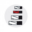 Fraise pour rainures en T - une taille, Ø x Larg. : d1h 11 x b e8 : 19,5 x 3,0 mm, Long. totale l1 63 mm, pour clavette-disque 3,0 x 7,5 mm