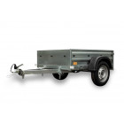 Remorque 150 x 106 cm de la marque unitrailer, modèle garden trailer 150