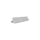 Fixation wso 38 aluminium blanc (x 5)