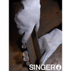 Gant protection multirisques singer coupure chimique chaleur picots nitrile - Taille au choix