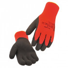 Gant protection froid singer bouclette acrylique gratte enduction latex mousse paume poignet élastique - Taille au choix