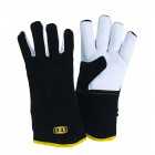 Gant de protection cuir haute qualité pleine fleur souple soudure mig paume cuir et rembourrage coton