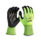 Gants haute-visibilité anti-coupures niveau 4/d taille 11/xxl | 4932479930 - milwaukee