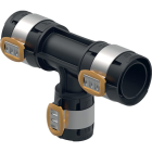Té réduit GEBERIT Flowfit PPSU - Ø75 x Ø63 x Ø75 - 620.147.00.1