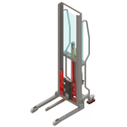 Gerbeur Levfix300 à levée manuelle avec éperon à galet inox 200 kg - 855000964