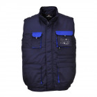 Gilet de froid Matelassé sans manches Portwest Texo Contrast - Couleur et taille au choix