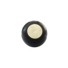 Gpi - lot de 4 butées de porte ø 40 mm rondes et adhésives de couleur noire en vrac