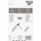 Gpi - lot de 8 patins à clouer ø 19 mm avec feutre en laine anti-rayure spécial parquet [made in france]