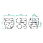 Groupe seul VMC Optima micro-watt hygroréglable Aldes 11033090