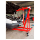 Grue d'atelier mobile chèvre de levage 1 tonne rouge Ose