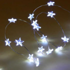 Guirlande étoile led lumineuse blanc