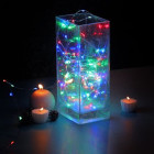 Guirlande flexible cuivre 100 led multicolore