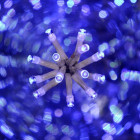 Guirlande lumineuse de noël 100 leds blanches 6 m 8 fonctions bleue
