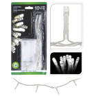 Guirlande de noel 10 led blanches 1mètre