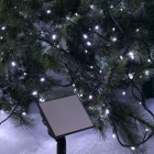 Guirlande solaire blanche 200 leds 20 m codico