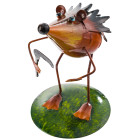 Hérrison en métal déco 10x8.5x12cm