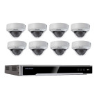 Kit vidéosurveillance 8 caméras dômes - hikvision