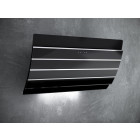 Sogelux hotte inclinée hcba90nf noire en verre