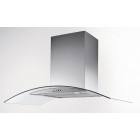 Sogelux hotte murale hct93xf 90cm inox et verre galbé