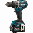 Perceuse à percussion bl 54nm 40v max makita 2 batt. Bl4025 + chargeur dc40ra - hp002gd201
