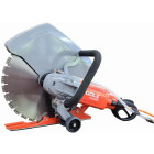 Découpeuse électrique circulaire hs400s 230v 3.3kw 50-60hz + 1 disque ts35 400mm - golz - hs400s
