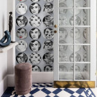 Papier peint plaques décoratives visages vintage - AUDREY++