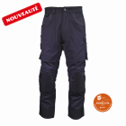 Pantalon - ILKOTT - Noir Endurance YP95 avec genouillères EJ.87 T.44 YP95L-5959-EJ 87cm-44