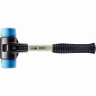 Maillet halder simplex tpe souple avec boîtier en fonte malléable renforcée et manche en fibre de verre - d=80 mm - 3701.080