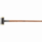 Maillet sans rebond, avec manche, vernis, en hickory réduisant les vibrations, ergonomique - d=100 mm / poids=5000 g - 3366.0s5