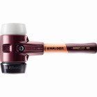 Maillet halder simplex caoutchouc chargé / superplastique avec boîtier en fonte malléable et manche en bois - d=80 mm - manche extra-court - 3027.082