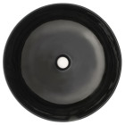 Lavabo rond Céramique Noir 41,5 x 13,5 cm