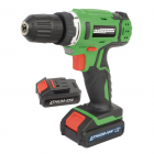 Brüder Mannesmann Perceuse sans fil Lithium-ion 18 V 2 batteries