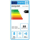 Exquisit Réfrigérateur 92 L 90 W KS117-4RVA++