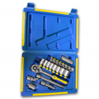 Kinzo KINZO Ensemble de clés cliquet avec embouts 21 pcs