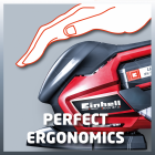 Einhell Ponceuse multifonction sans fil "TE-OS 18/1 Li Solo" Rouge