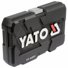 YATO Kit d'outils YT-14501 de 56 pièces Métal Noir