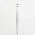 Sealskin Ensemble tringle Seallux + 12 anneaux chromé 80-130 cm