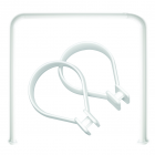 Sealskin Ensemble tringle en forme U Seallux + 12 anneaux blanc