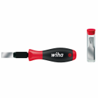 Wiha Gratoir universel SoftFinish avec 10 lames de rechange SB 430 4010