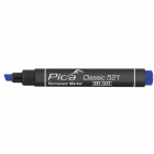 Pica marqueur permanent dry-safe classic 2-6 mm pointe biseautée bleu