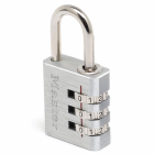 Master lock cadenas à combinaison aluminium argenté 30 mm 7630eurd