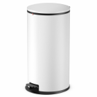 Hailo poubelle à pédale pure taille xl 44 l blanc mat 0545-090