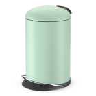 Hailo poubelle à pédale topdesign taille m 13 l menthe mat 0516-780