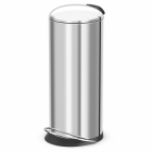 Hailo poubelle à pédale topdesign taille l 24 acier inox 0523-019
