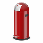 Hailo poubelle à pédale kickmaxx taille xl 36 l rouge 0850-579