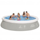 Jilong piscine autoportante grise ronde 450 x 122 cm