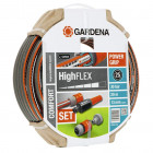 Gardena ensemble de tuyau d'arrosage six pièces comfort highflex 20 m 18064-20