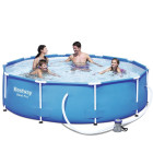 Bestway piscine "sirocco" ronde bleu 305 cm