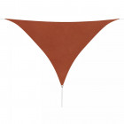 Vidaxl parasol en tissu oxford triangulaire 5x5x5 m ocre marron
